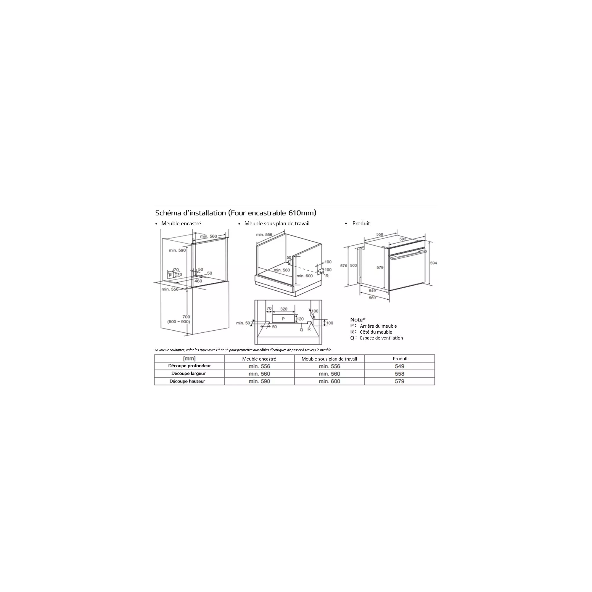 Four encastrable LG WS7D7652CS – Image 7